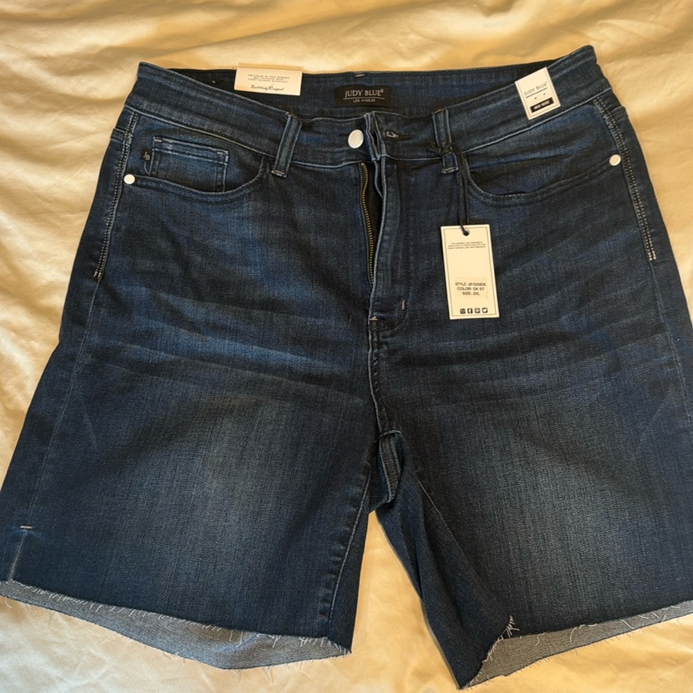 Judy Blue Dark Blue Women's Bermuda Shorts